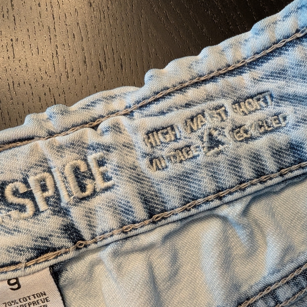 3 For $18 Denim Blue Women's Shorts - Picture 3 of 5